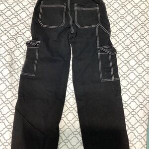 Black cargo pants